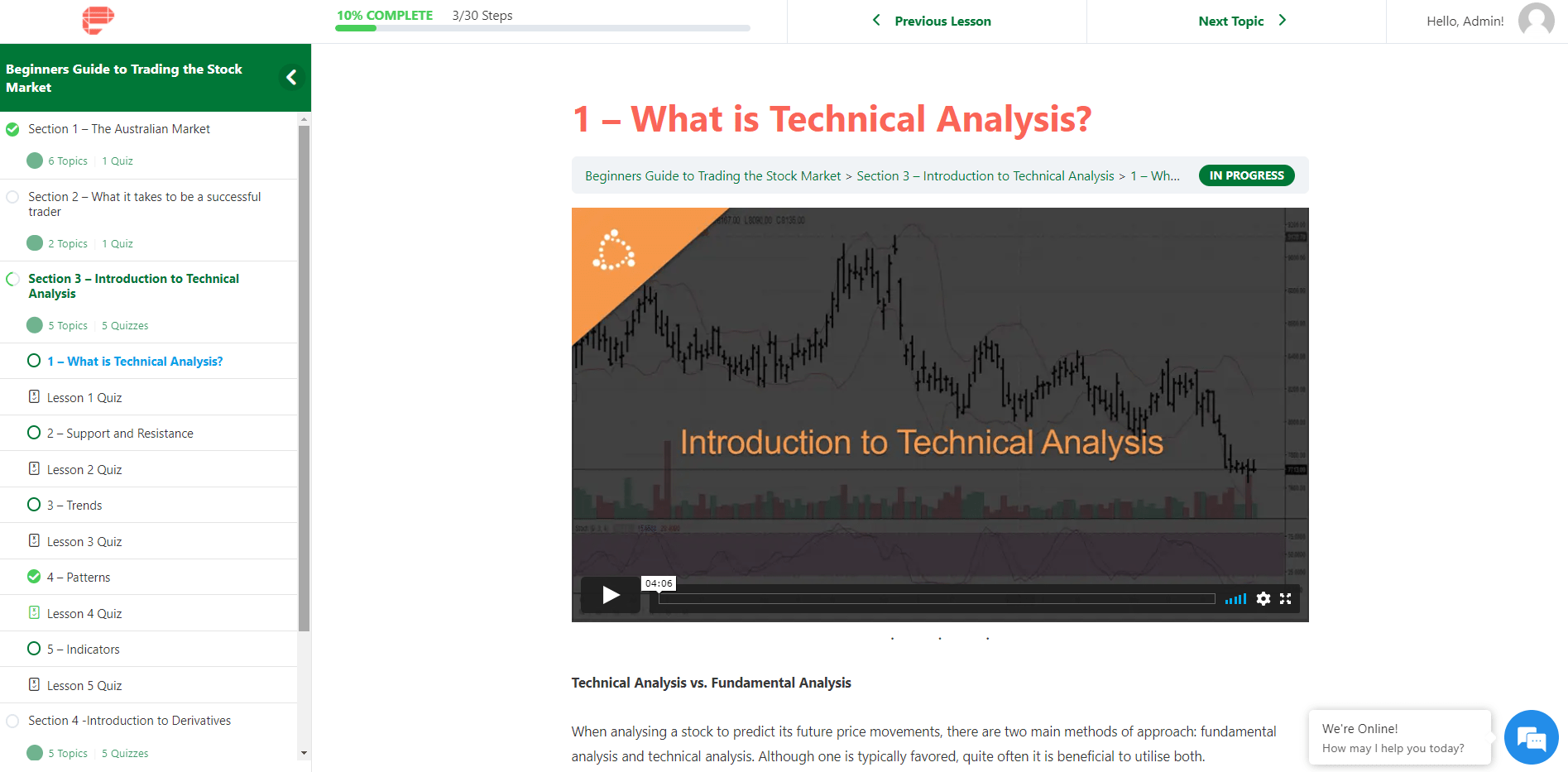 FREE Stock Market Course