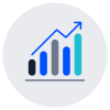 Stock Chart - light grey FA